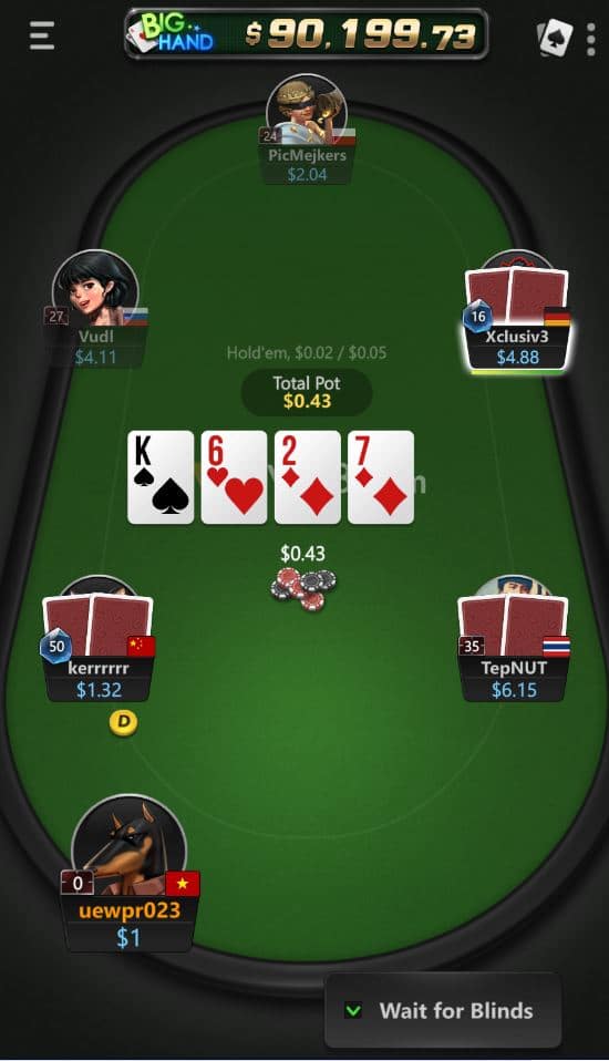 x5bet Poker Mobile App: ง่ายและเดิมพันสูงบน  PO0 /iOs